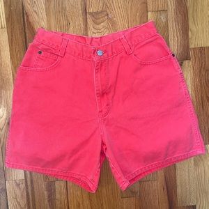 Red Gitano high waisted shorts